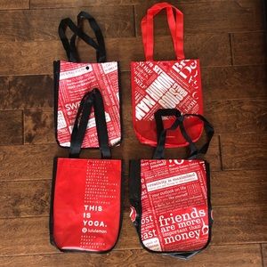 Four lululemon bags